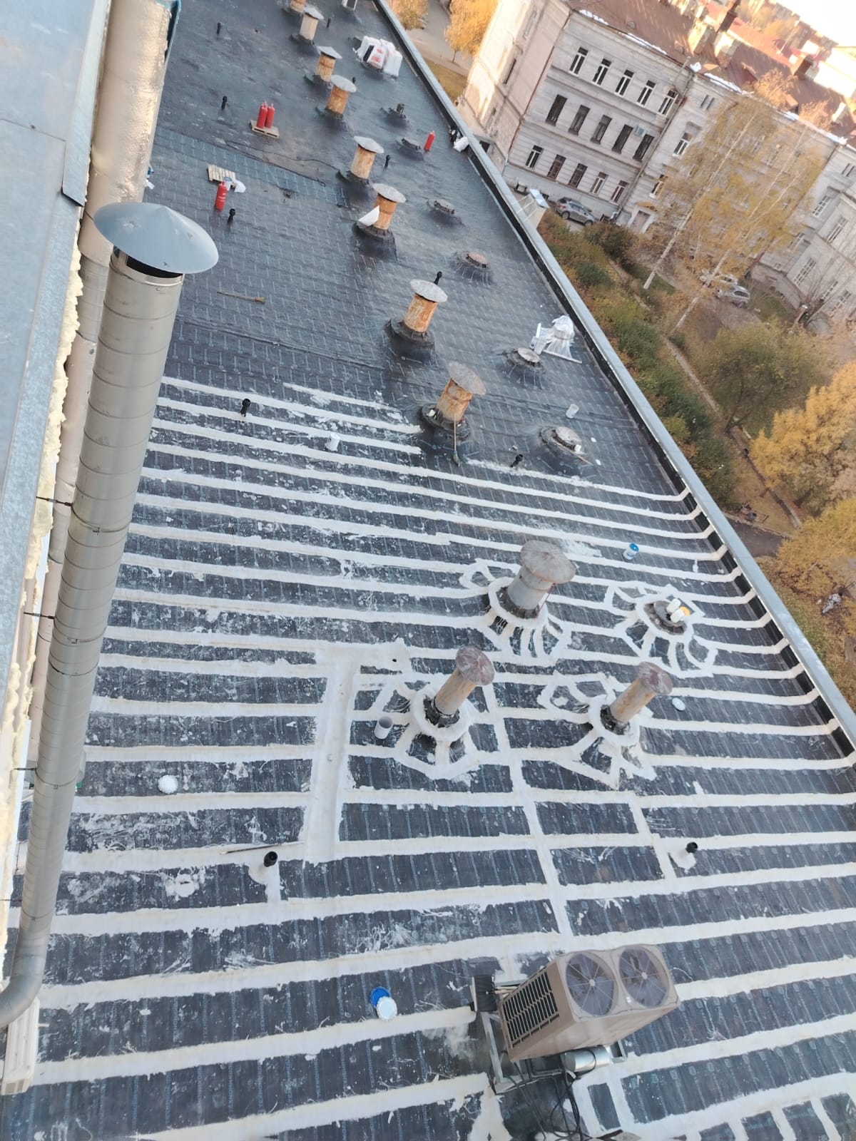 Ремонт кровли учебного корпуса № 19 Ремонт кровли учебного корпуса № 19