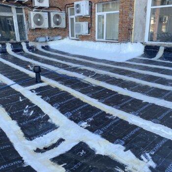 Ремонт кровли учебного корпуса № 19