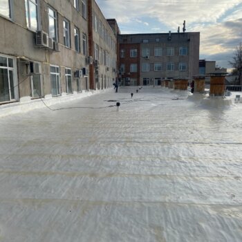 Ремонт кровли учебного корпуса № 19