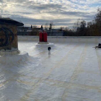 Ремонт кровли учебного корпуса № 19