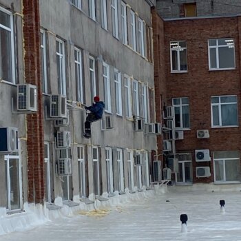 Ремонт кровли учебного корпуса № 19